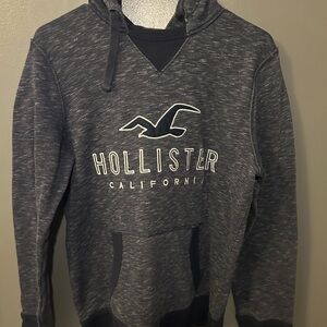 Hollister Men's Gray Hoodie